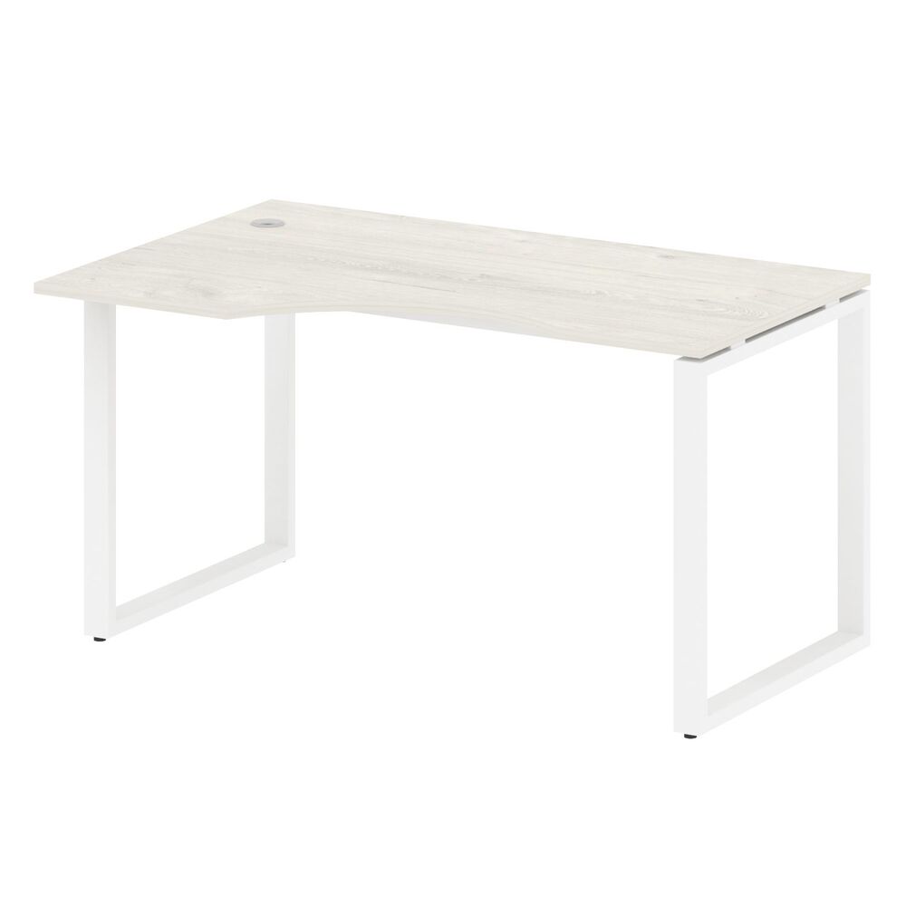 Стол криволинейный левый на О-образном м/к