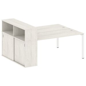 Рабочая станция с опорным шкафом-купе