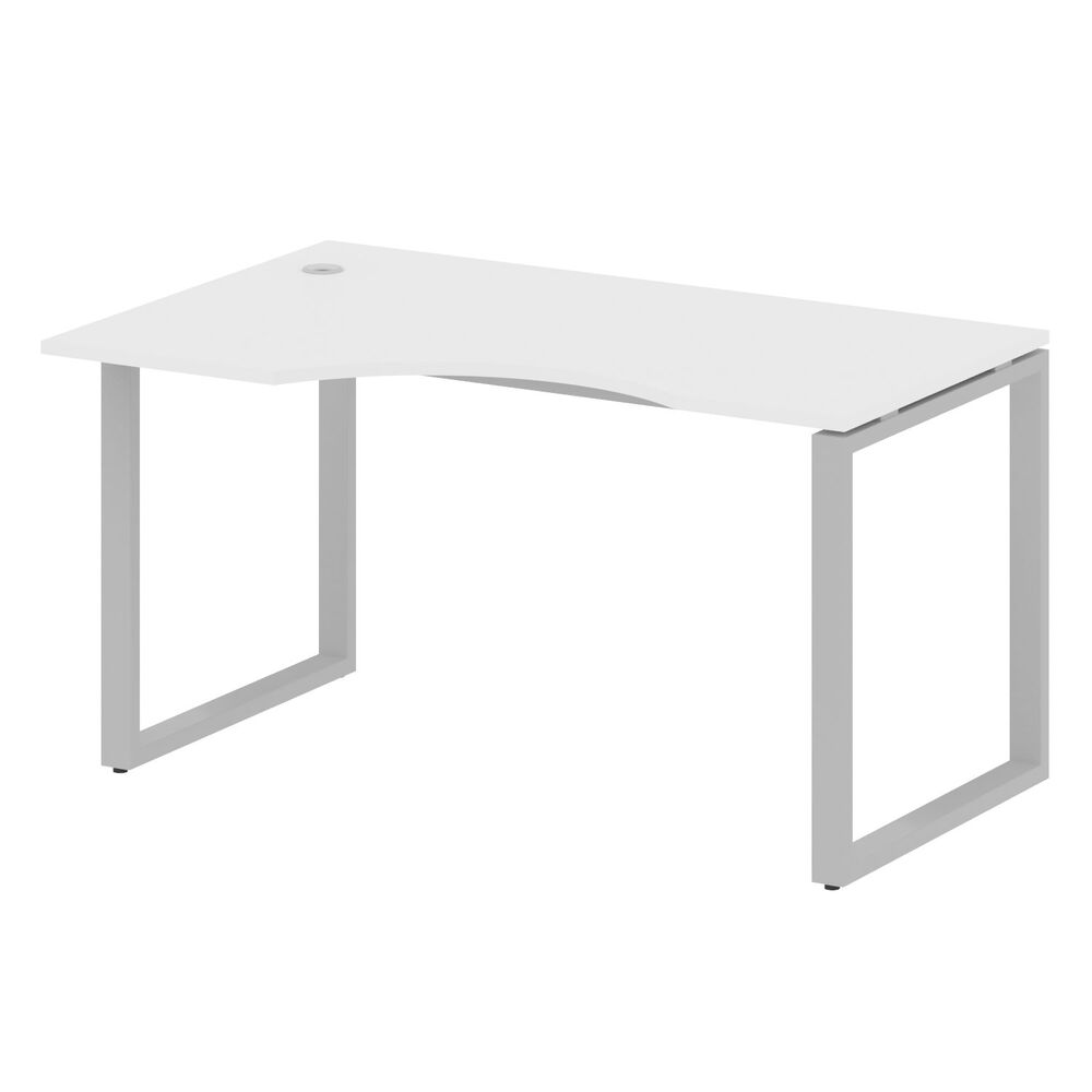 Стол криволинейный левый на О-образном м/к