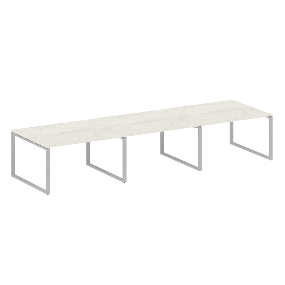 Переговорный стол (3 столешницы) на О-образном м/к