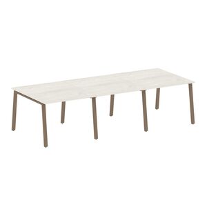 Переговорный стол (3 столешницы) на А-образном м/к