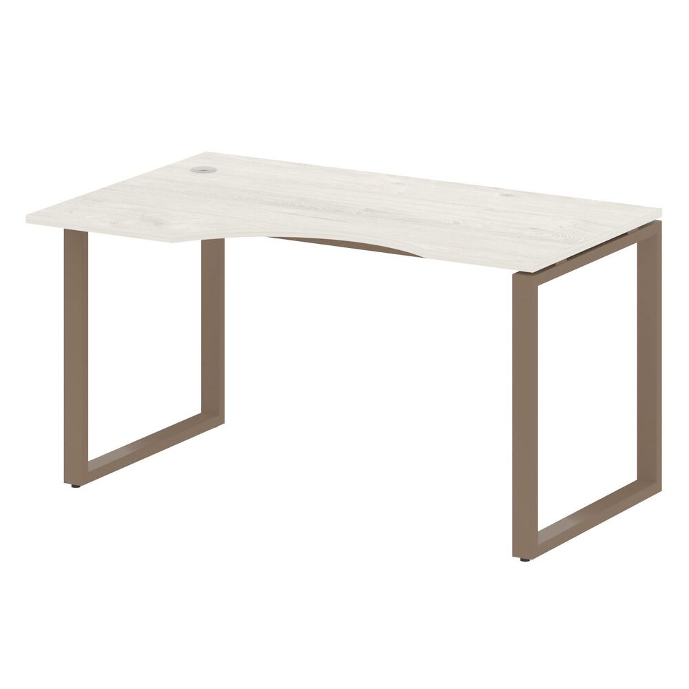 Стол криволинейный левый на О-образном м/к