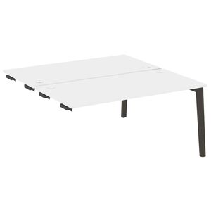 Стол-приставка двойной к опорным элементам (опоры - массив дерева)