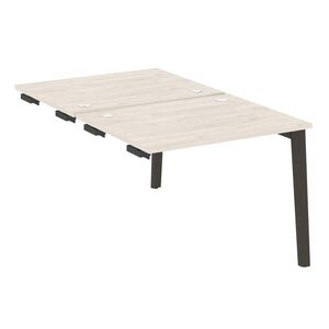 Стол-приставка двойной к опорным элементам (опоры - массив дерева)