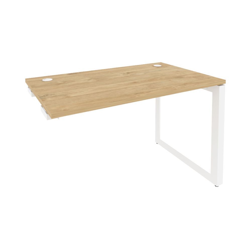 Стол-приставка на О-образном м/к к опорным элементам