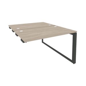 Стол-приставка двойной на О-образном м/к к опорным элементам