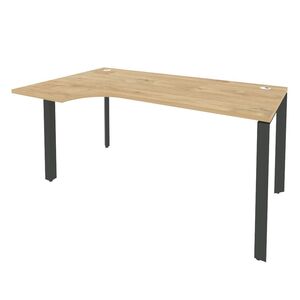 Стол эргономичный левый на П-образном м/к