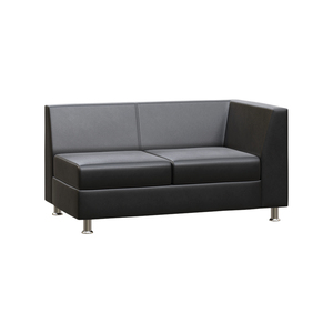 Секция с подлокотником двухместная левая