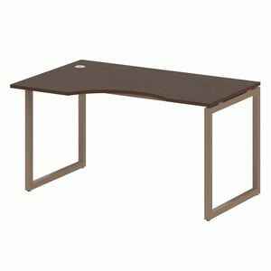 Стол криволинейный левый на О-образном м/к