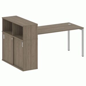 Стол письменный с шкафом-купе на П-образном м/к