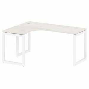 Стол криволинейный левый на О-образном м/к