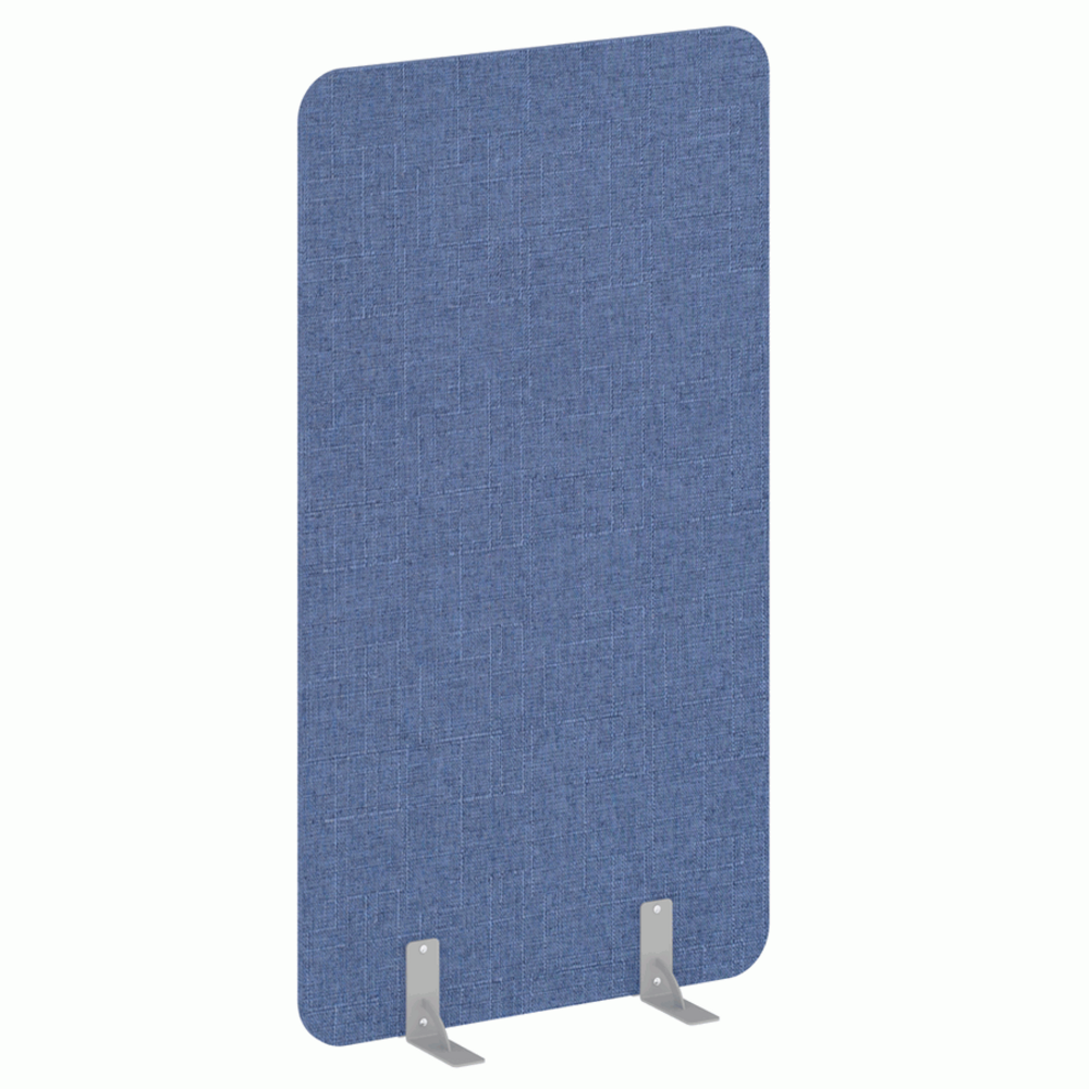 Перегородки на металлических опорах на фетровых подпятниках