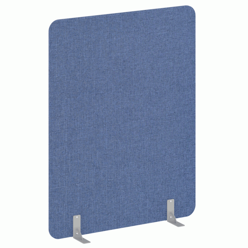 Перегородки на металлических опорах на фетровых подпятниках