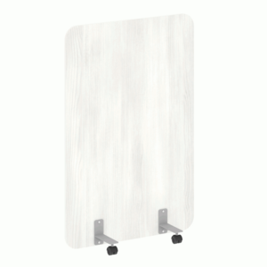 Перегородка на металлических опорах, на роликах