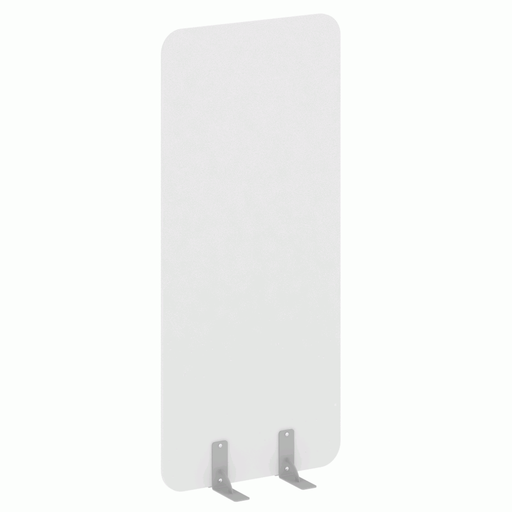 Перегородки на металлических опорах на фетровых подпятниках