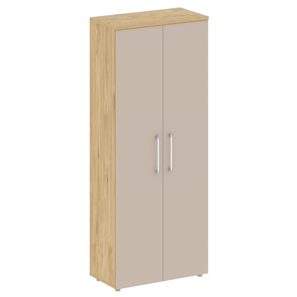 Шкаф высокий широкий (2 высоких фасада ЛДСП)