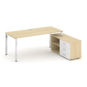 Style Project Direct Lux Стол письменный с греденцией правой