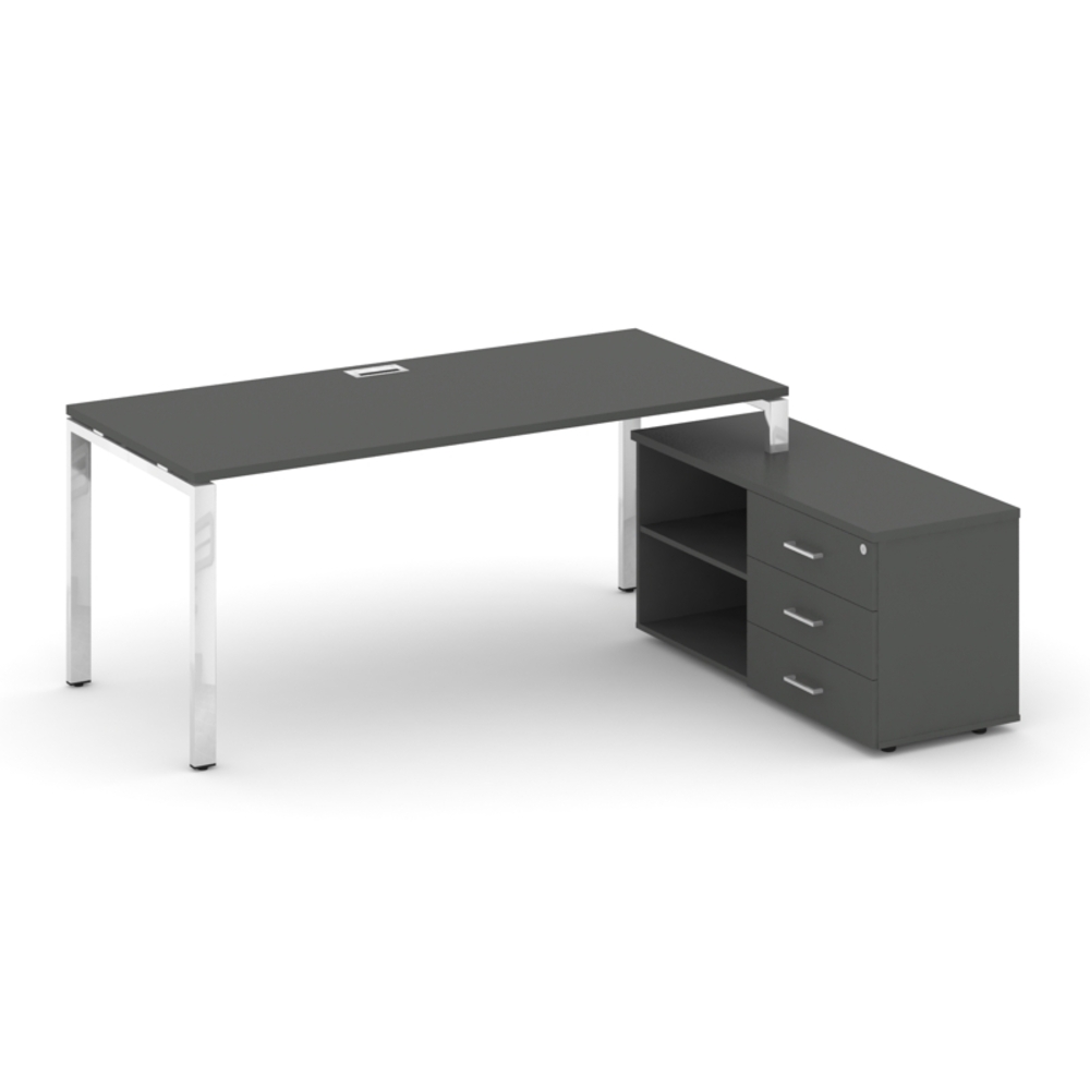 Style Project Direct Lux Стол письменный с греденцией правой