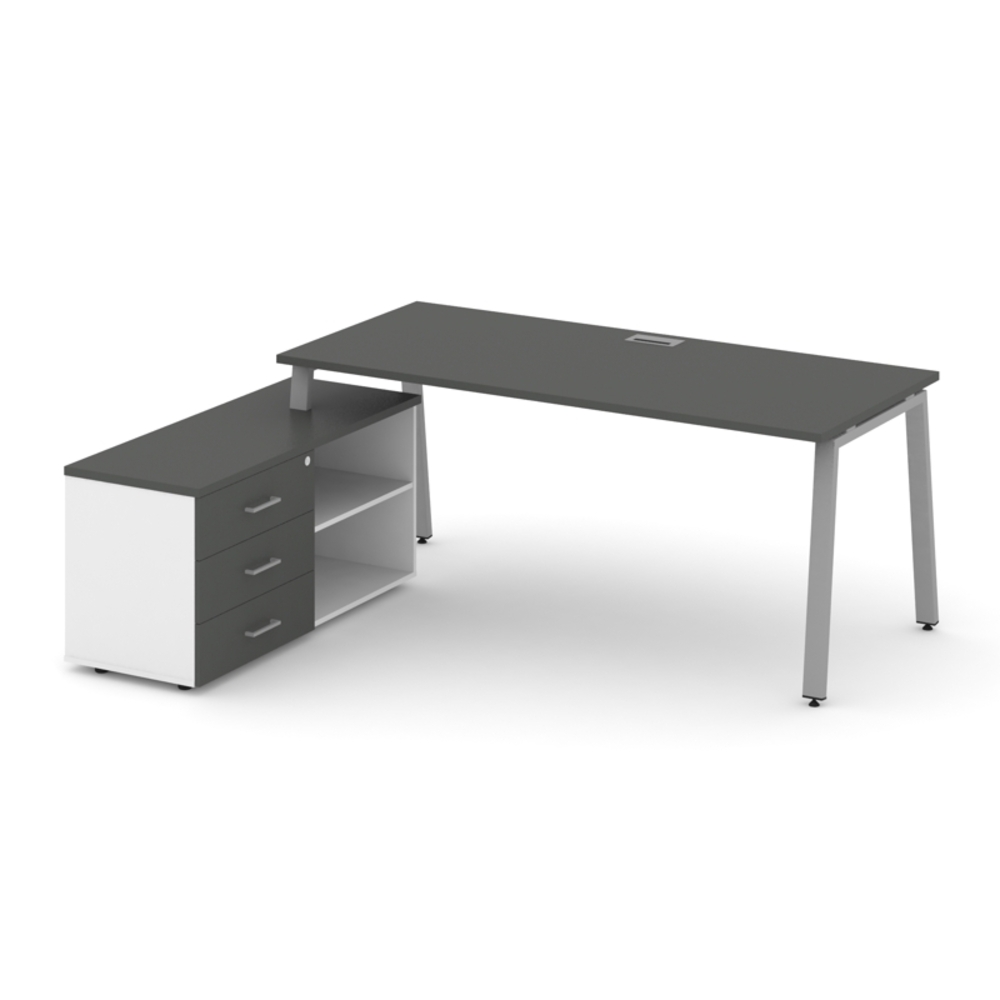 Style Project Direct Стол письменный с греденцией левой