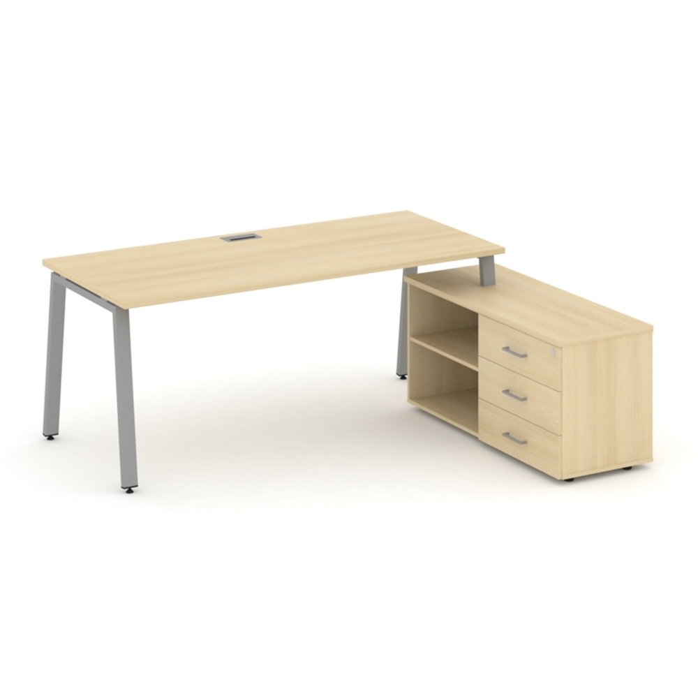 Style Project Direct Стол письменный с греденцией правой