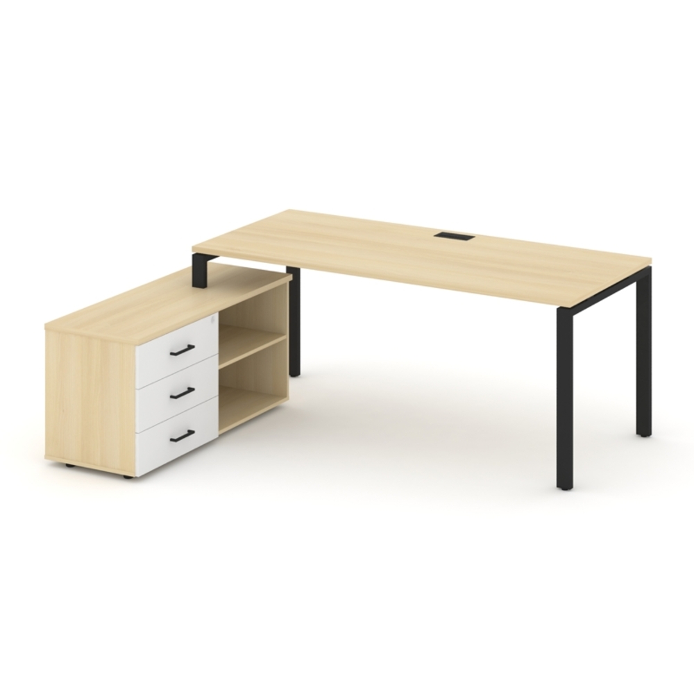 Style Project Direct Стол письменный с греденцией левой