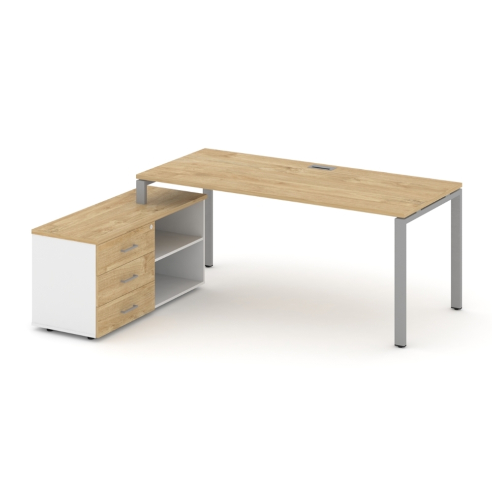 Style Project Direct Стол письменный с греденцией левой