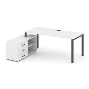 Style Project Direct Стол письменный с греденцией левой