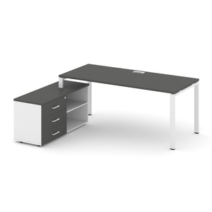 Style Project Direct Стол письменный с греденцией левой