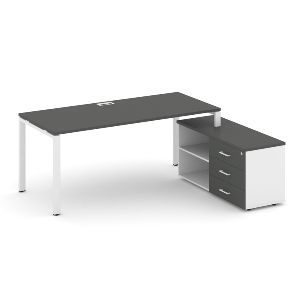 Style Project Direct Стол письменный с греденцией правой