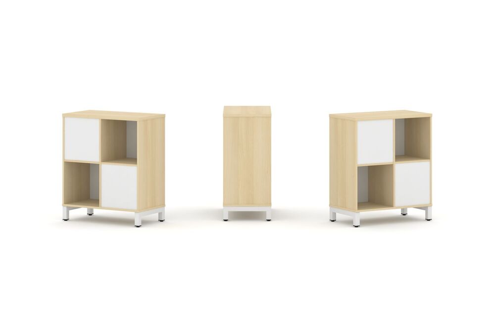 Набор стеллажа двухстороннего, 2 яруса