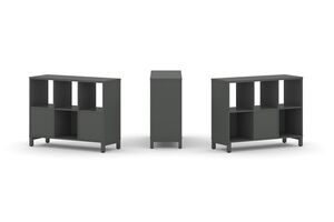 Набор стеллажа двухстороннего, 2 яруса