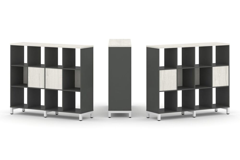 Набор стеллажа двухстороннего, 3 яруса