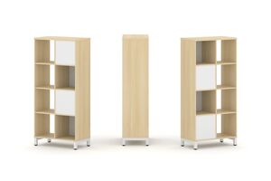 Набор стеллажа двухстороннего, 4 яруса