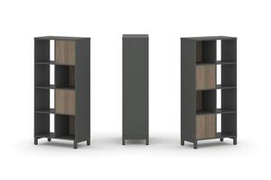 Набор стеллажа двухстороннего, 4 яруса