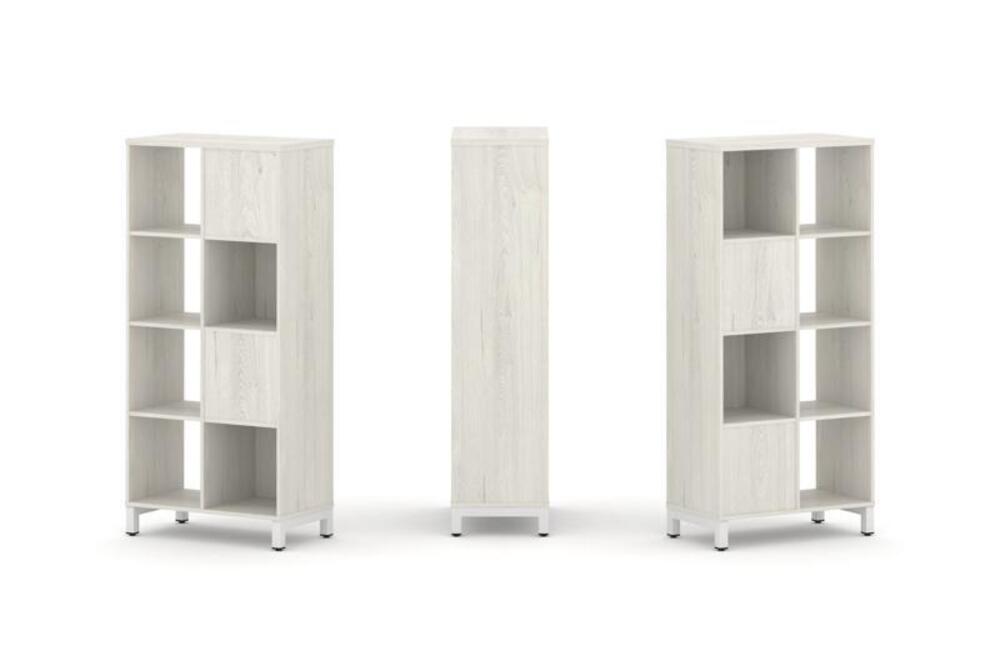 Набор стеллажа двухстороннего, 4 яруса