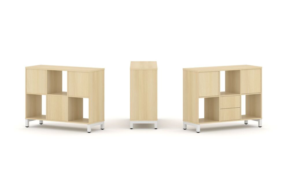 Набор стеллажа одностороннего, 2 яруса