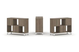 Набор стеллажа одностороннего, 2 яруса