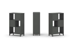 Набор стеллажа одностороннего, 3 яруса