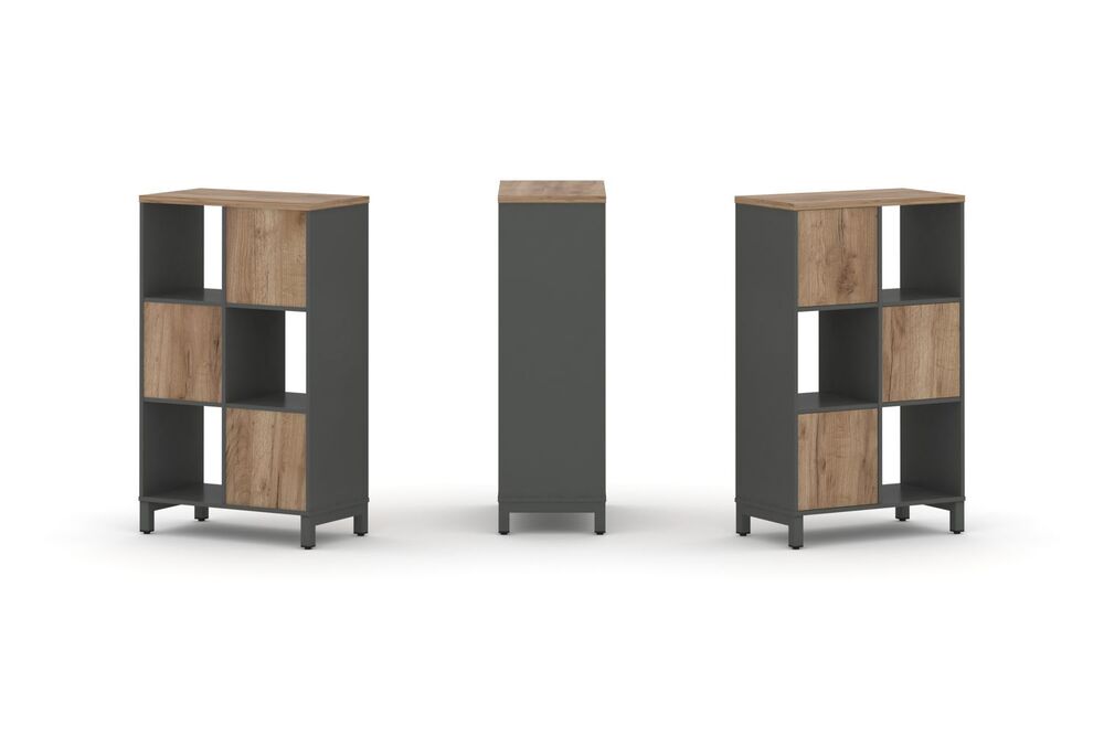 Набор стеллажа одностороннего, 3 яруса