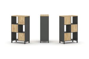 Набор стеллажа одностороннего, 3 яруса