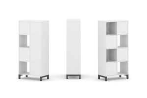 Набор стеллажа одностороннего, 4 яруса