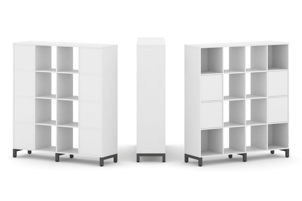 Набор стеллажа одностороннего, 4 яруса