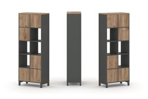 Набор стеллажа одностороннего, 5 ярусов