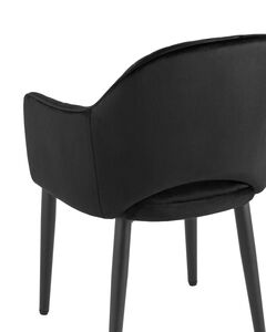 Стул Венера диамант велюр черный 2 шт