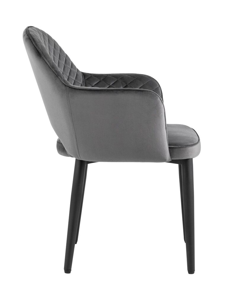 Стул Венера диамант велюр серый 2 шт