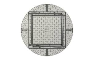 Стол круглый складной пластиковый Кейт 116