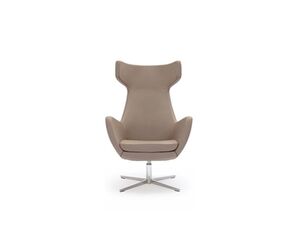 Кресло с высокой спинкой на крестовине