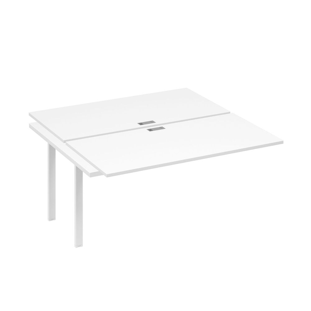 Секция стола рабочей станции 2х160 с металлокаркасом UNO