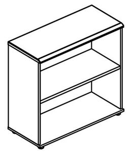 Стеллаж низкий (топ МДФ)