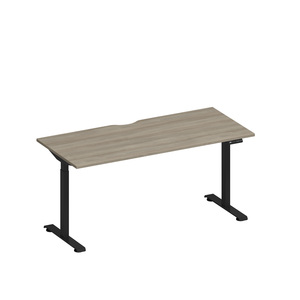 Стол письменный на электроприводе с вырезом